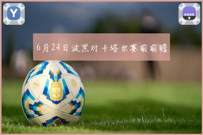 6月24日波黑对卡塔尔赛前前瞻